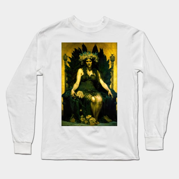 Demeter, Goddess of the Earth Long Sleeve T-Shirt by YeCurisoityShoppe